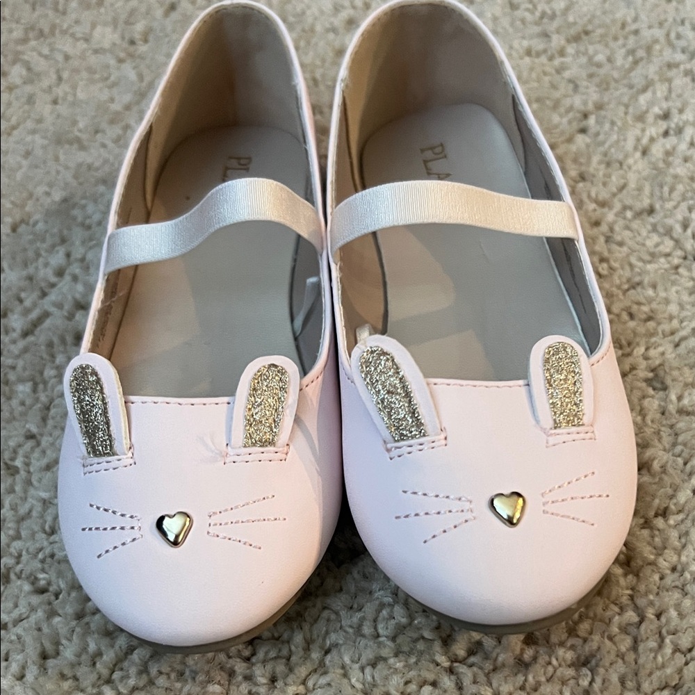 Place Pink Bunny Dress Shoes for Kids